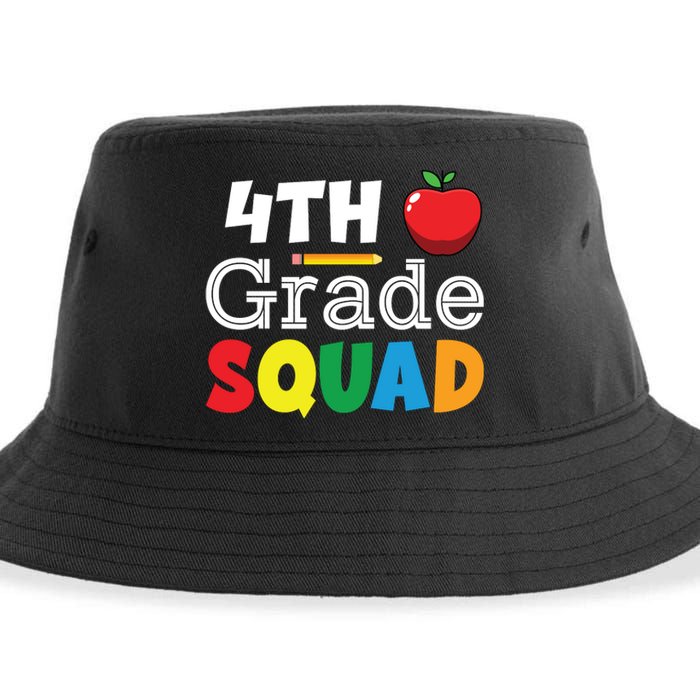 4th Grade Squad Back To School Sustainable Bucket Hat