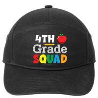 4th Grade Squad Back To School 7-Panel Snapback Hat