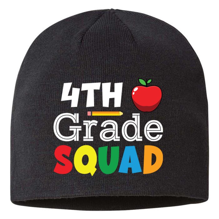 4th Grade Squad Back To School Sustainable Beanie