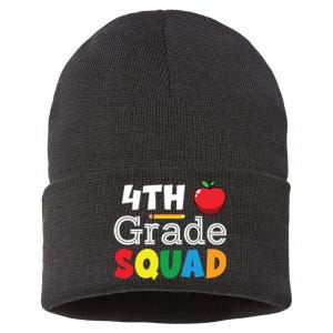 4th Grade Squad Back To School Sustainable Knit Beanie