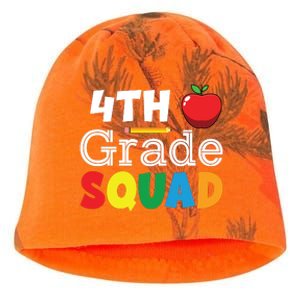 4th Grade Squad Back To School Kati - Camo Knit Beanie