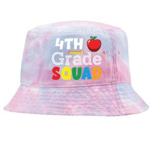 4th Grade Squad Back To School Tie-Dyed Bucket Hat