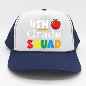 4th Grade Squad Back To School Trucker Hat