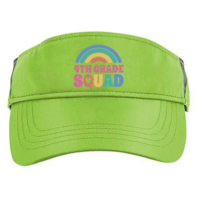 4th Grade Squad Rainbow Adult Drive Performance Visor