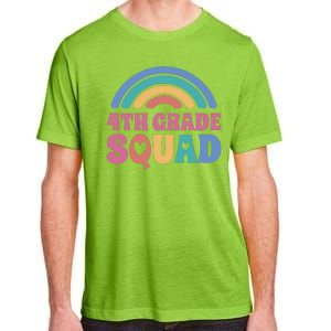 4th Grade Squad Rainbow Adult ChromaSoft Performance T-Shirt