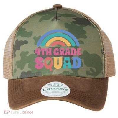 4th Grade Squad Rainbow Legacy Tie Dye Trucker Hat