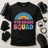 4th Grade Squad Rainbow Cooling Performance Crew T-Shirt