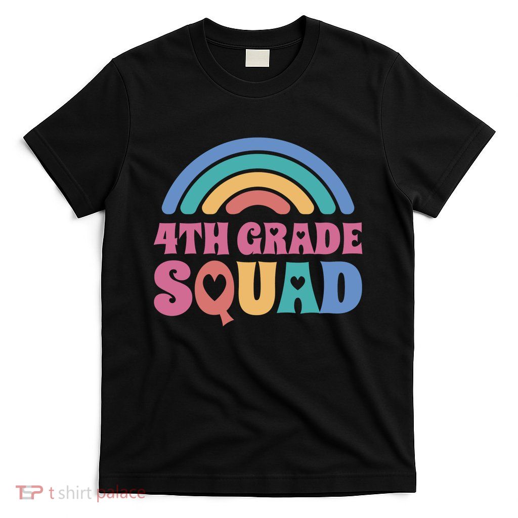 4th Grade Squad Rainbow T-Shirt