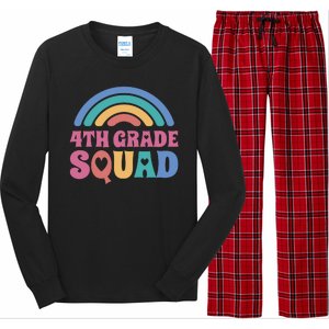 4th Grade Squad Rainbow Long Sleeve Pajama Set