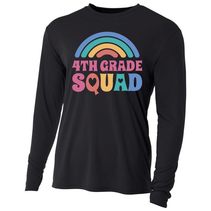 4th Grade Squad Rainbow Cooling Performance Long Sleeve Crew