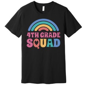 4th Grade Squad Rainbow Premium T-Shirt