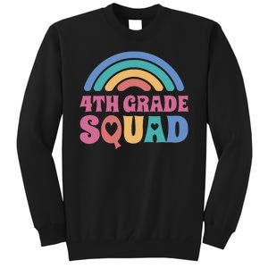 4th Grade Squad Rainbow Tall Sweatshirt