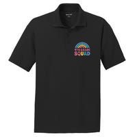 4th Grade Squad Rainbow PosiCharge RacerMesh Polo