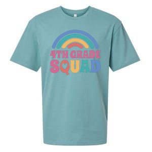 4th Grade Squad Rainbow Sueded Cloud Jersey T-Shirt