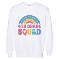 4th Grade Squad Rainbow Garment-Dyed Sweatshirt