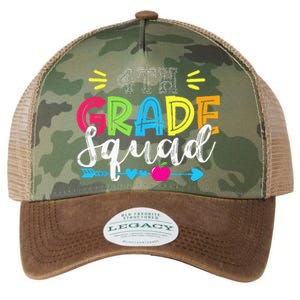 4th Grade Squad Team Back To School Teacher Student Legacy Tie Dye Trucker Hat