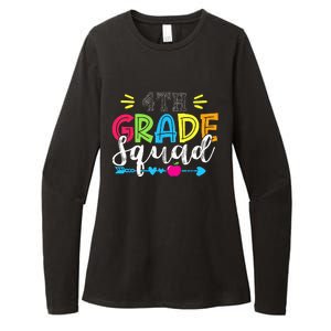 4th Grade Squad Team Back To School Teacher Student Womens CVC Long Sleeve Shirt