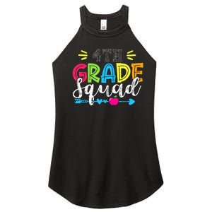 4th Grade Squad Team Back To School Teacher Student Women's Perfect Tri Rocker Tank