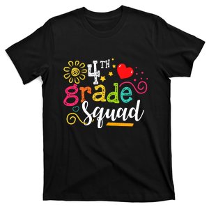 4th Grade Squad Student Teacher Gift Back To School T-Shirt