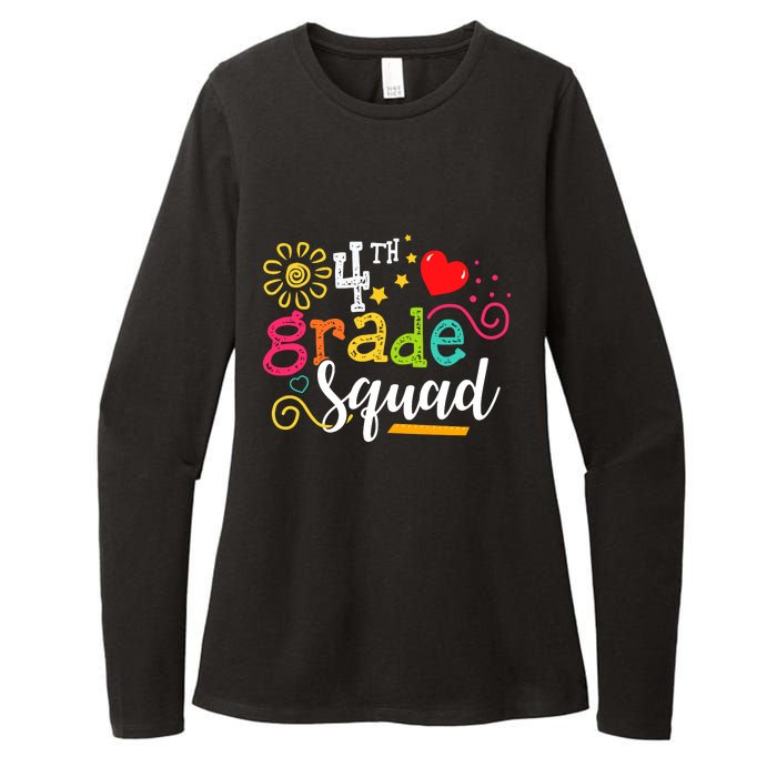 4th Grade Squad Student Teacher Gift Back To School Womens CVC Long Sleeve Shirt