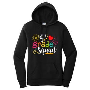 4th Grade Squad Student Teacher Gift Back To School Women's Pullover Hoodie