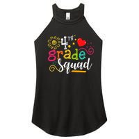 4th Grade Squad Student Teacher Gift Back To School Women's Perfect Tri Rocker Tank