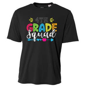 4th Grade Squad Team Back To School Teacher Student Cooling Performance Crew T-Shirt