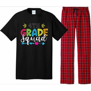 4th Grade Squad Team Back To School Teacher Student Pajama Set