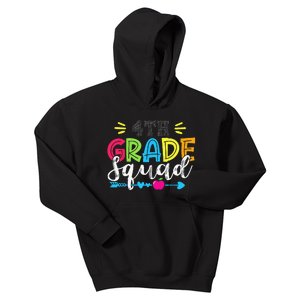 4th Grade Squad Team Back To School Teacher Student Kids Hoodie