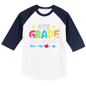 4th Grade Squad Team Back To School Teacher Student Baseball Sleeve Shirt