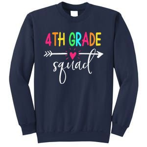 4th Grade Squad Back To School Team Teacher Student Sweatshirt