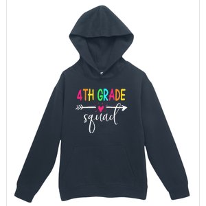 4th Grade Squad Back To School Team Teacher Student Urban Pullover Hoodie