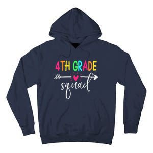 4th Grade Squad Back To School Team Teacher Student Tall Hoodie