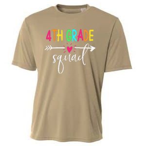 4th Grade Squad Back To School Team Teacher Student Cooling Performance Crew T-Shirt