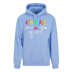 4th Grade Squad Back To School Team Teacher Student Unisex Surf Hoodie