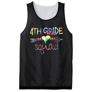 4th Grade Squad Fourth Grade Team Teachers Mesh Reversible Basketball Jersey Tank