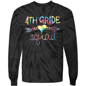 4th Grade Squad Fourth Grade Team Teachers Tie-Dye Long Sleeve Shirt