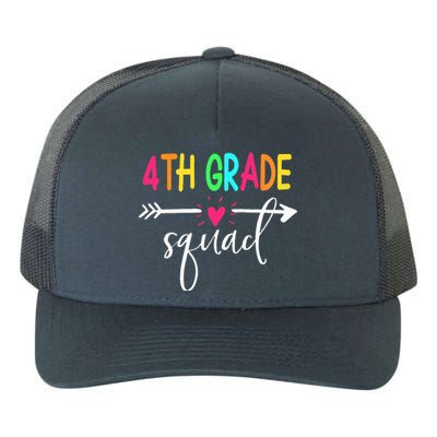 4th Grade Squad Back To School Team Teacher Student Yupoong Adult 5-Panel Trucker Hat