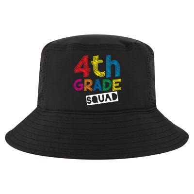 4Th Grade Teacher Design 4Th Grade Squad Gift Cool Comfort Performance Bucket Hat