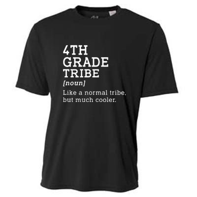 4th Grade Tribe Back To School Teacher Fourth Grade Team Gift Cooling Performance Crew T-Shirt