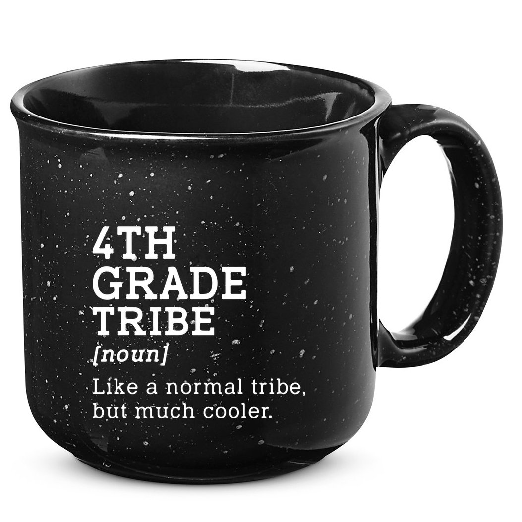 4th Grade Tribe Back To School Teacher Fourth Grade Team Gift 15oz Campfire Ceramic Mug
