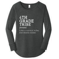 4th Grade Tribe Back To School Teacher Fourth Grade Team Gift Women's Perfect Tri Tunic Long Sleeve Shirt