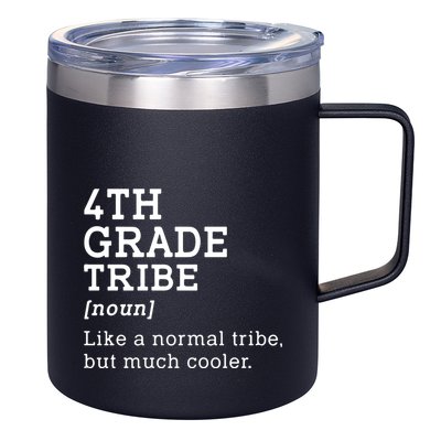 4th Grade Tribe Back To School Teacher Fourth Grade Team Gift 12oz Stainless Steel Coffee Mug