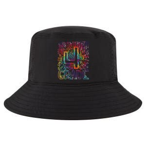 4th Grade Typography Team Fourth Grade Back To School Cool Comfort Performance Bucket Hat