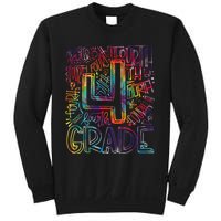 4th Grade Typography Team Fourth Grade Back To School Sweatshirt