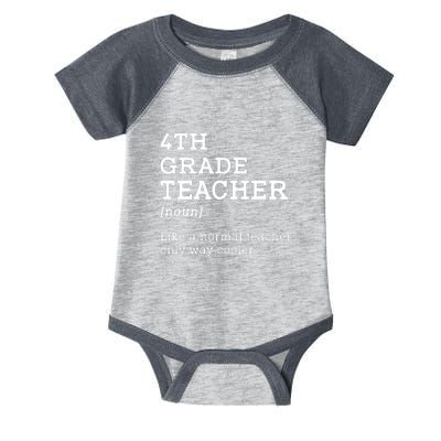 4th Grade Teacher Idea For Fourth Grade Teacher Gift Infant Baby Jersey Bodysuit