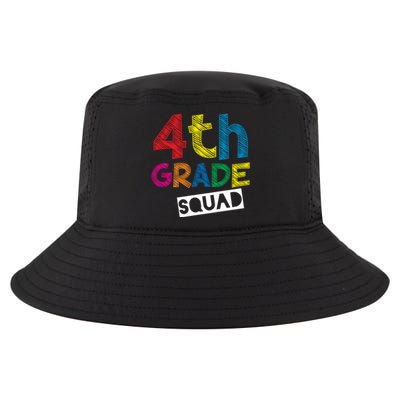 4Th Grade Teacher Design 4Th Grade Squad Cute Gift Cool Comfort Performance Bucket Hat