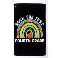 4th Grade Teacher Rock The Test Day Fourth Grade Testing Golf Towel