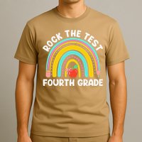 4th Grade Teacher Rock The Test Day Fourth Grade Testing T-Shirt