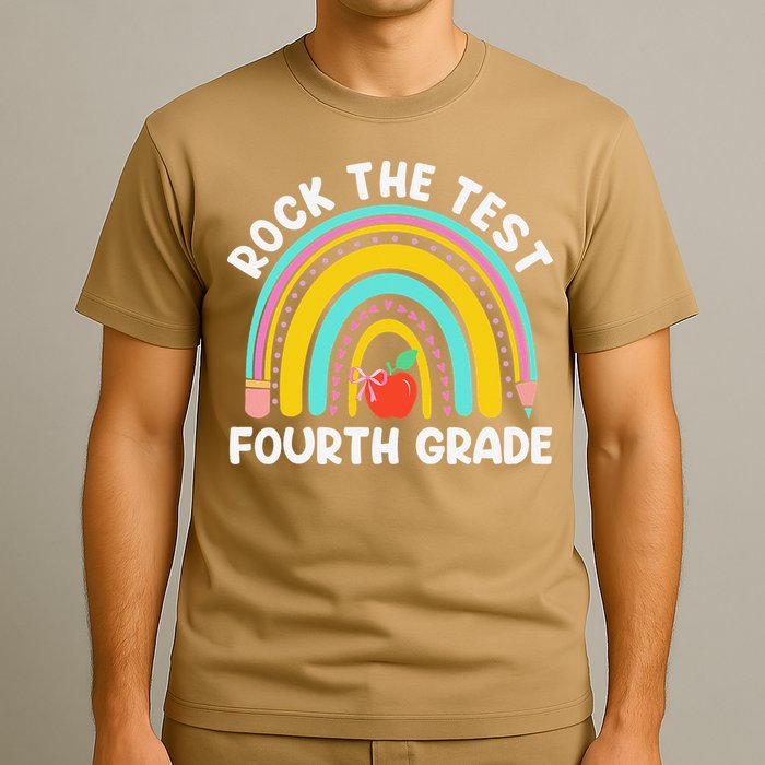 4th Grade Teacher Rock The Test Day Fourth Grade Testing T-Shirt